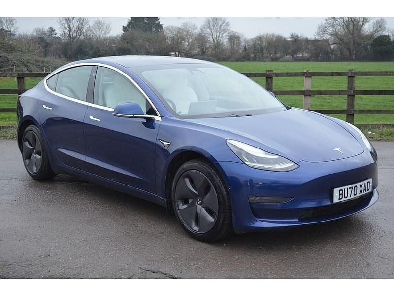 Blue Used 2020 Tesla Model 3 Long Range AWD Sedan | £14,989 (Fair price) - Image 1/3