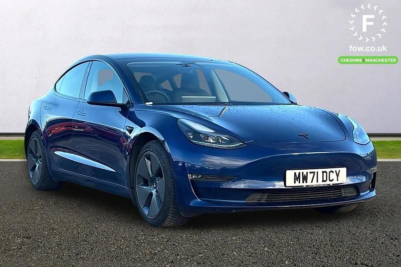 Blue Used 2021 Tesla Model 3 Long Range AWD Sedan | £18,499 (Fair price) - Image 1/4