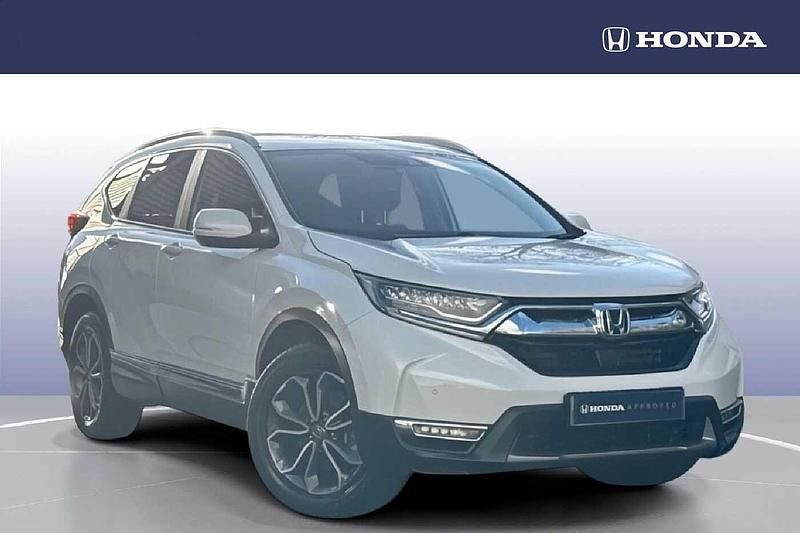Platinum white Used 2023 Honda CR-V Hybrid SUV | £25,995 (Good price) - Image 1/4