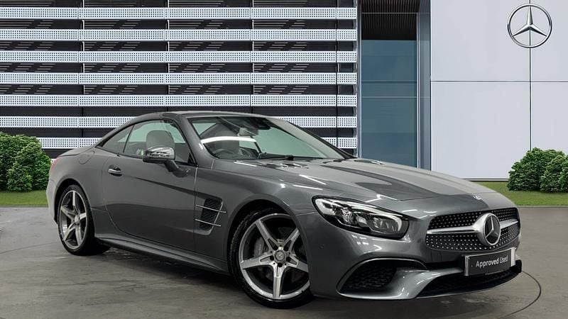 Used Mercedes SL400 AMG line 367 HP (269 kW) 2016 Grey Cabriolet