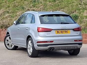 Używany Audi Q3 S-Line 150 KM (110 kW) 2018 Srebrny SUV