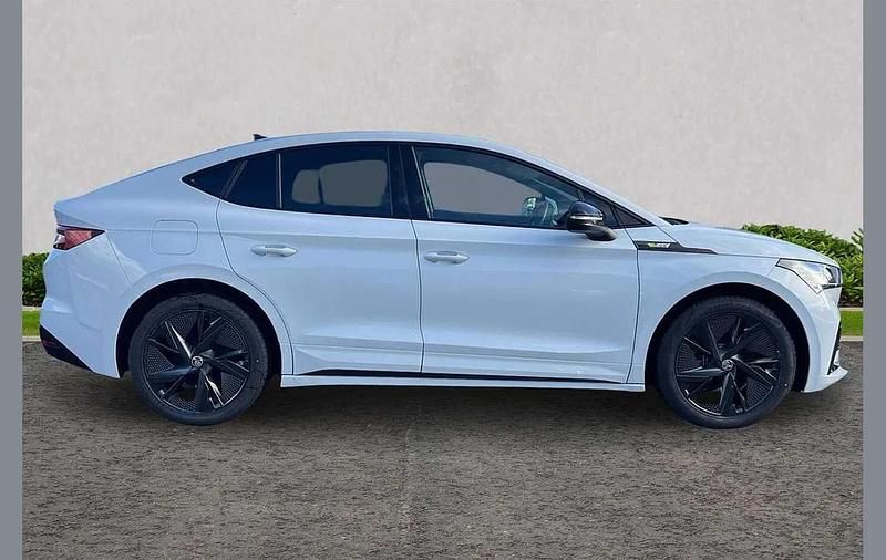 Used Skoda Enyaq iV vRS 219 kW (299 HP) 2022 Moon white metallic SUV
