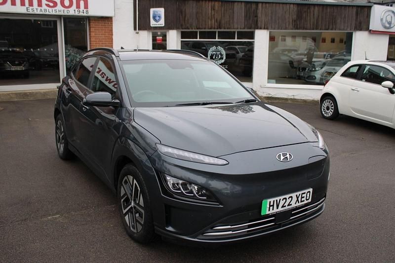 Grey Used 2022 Hyundai Kona Premium SUV | £10,489 (Fair price) - Image 1/3