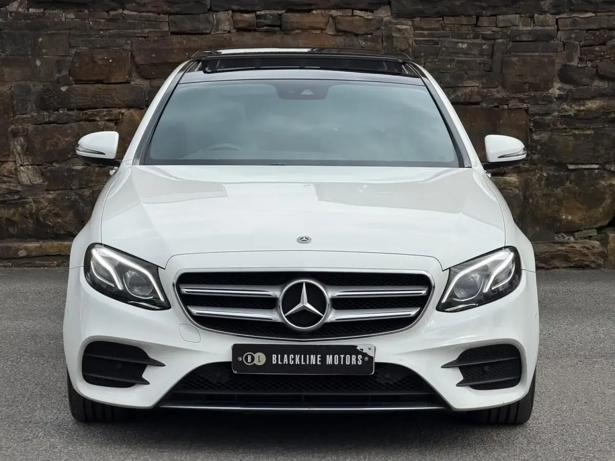 Used Mercedes E350 AMG Line Premium Plus 258 HP (189 kW) 2018 White Sedan