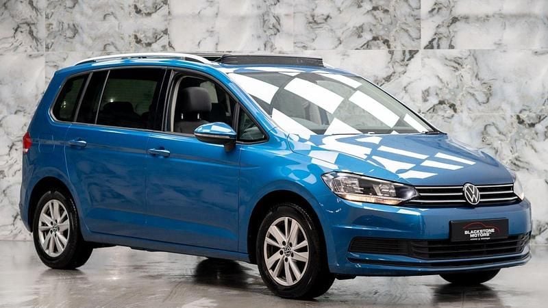 Blue Used 2021 VW Touran Family MPV | £18,489 (Good price) - Image 1/4
