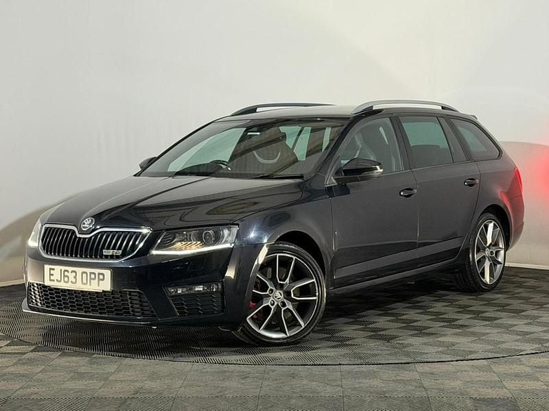 Usado Skoda Octavia vRS 181 CV (133 kW) 2013 Negro Familiar