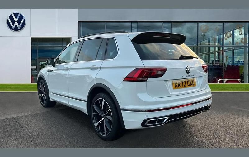 Used VW Tiguan R-line 150 HP (110 kW) 2022 White SUV