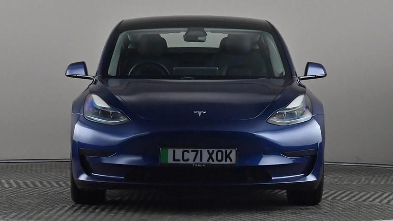 Used Tesla Model 3 Standard Range 180 kW (245 HP) 2021 Blue Sedan