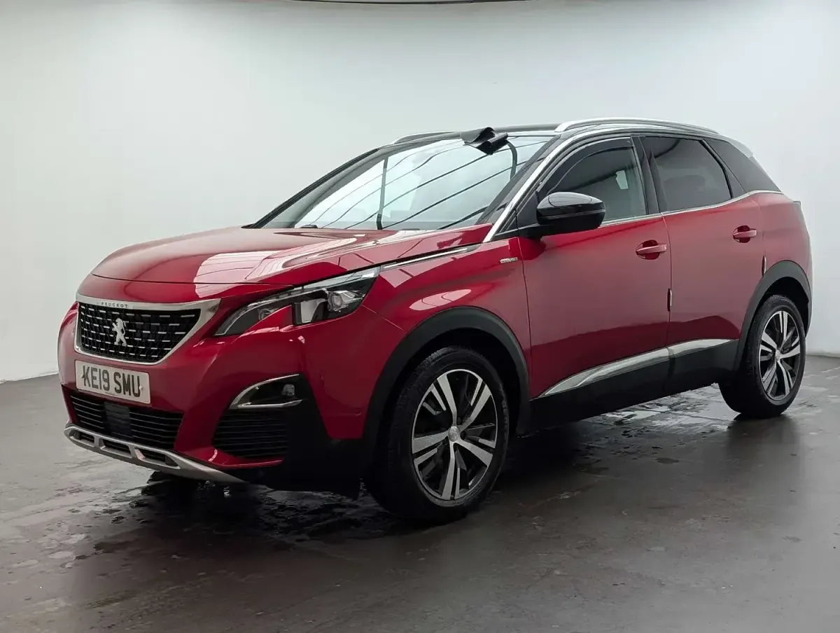 Used Peugeot 3008 GT-line 130 HP (95 kW) 2019 Red SUV