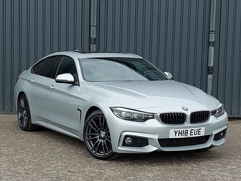 Silver Used 2018 BMW 430 M Sport Coupe | £18,698 (Fair price) - Image 1/4