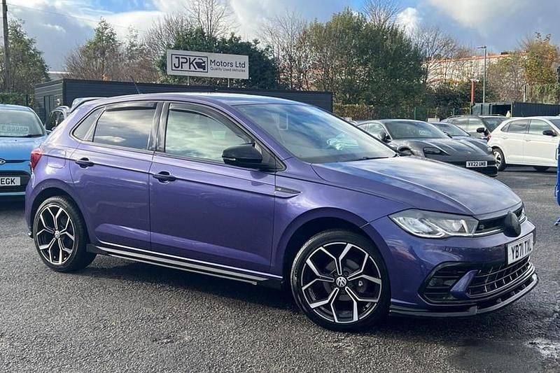 Mauve/purple Used 2022 VW Polo R-line Hatchback | £16,495 (Fair price) - Image 1/1
