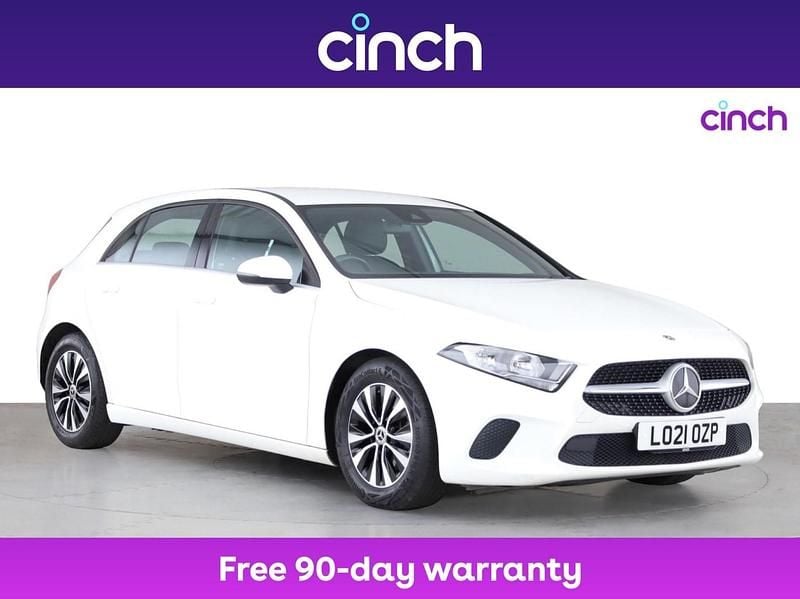 White Used 2021 Mercedes A180 SE Hatchback | £16,549 (Good price) - Image 1/3