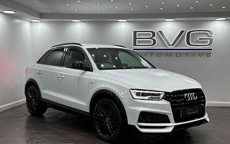 Used Audi Q3 Black Edition 184 HP (135 kW) 2017 White SUV