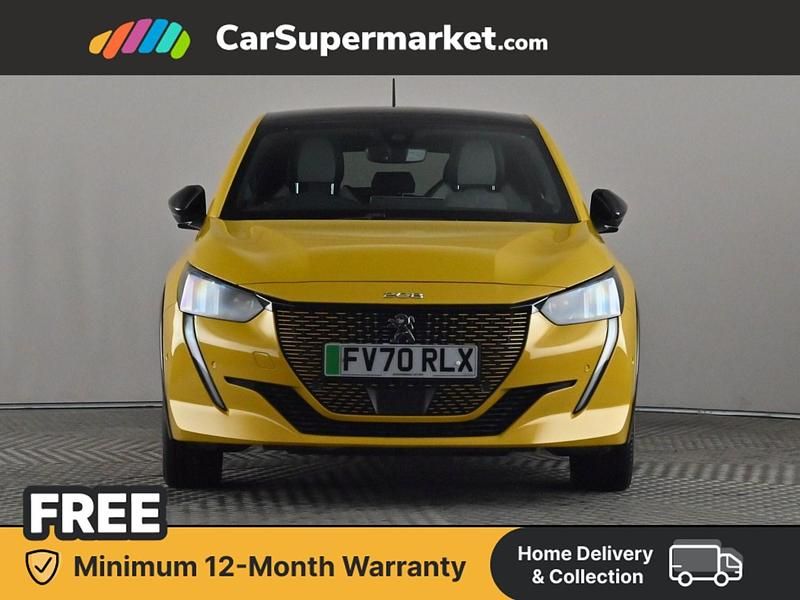 Used Peugeot e-208 GTi 100 kW (136 HP) 2021 Yellow Hatchback