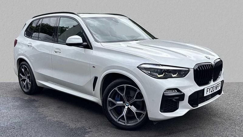 White Used 2020 BMW X5 M Sport SUV | £36,540 (Super price) - Image 1/4