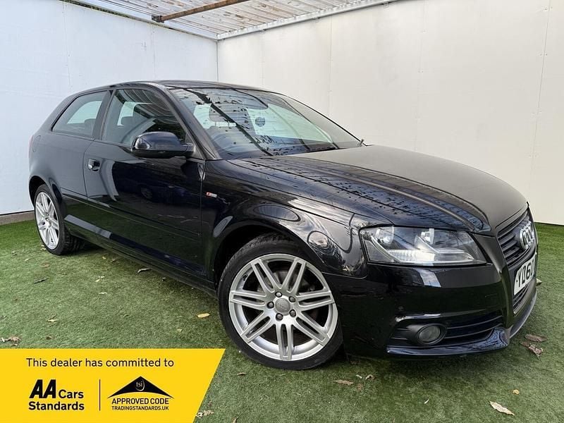 Black Used 2010 Audi A3 S-Line Hatchback | £3,995 (Fair price) - Image 1/4