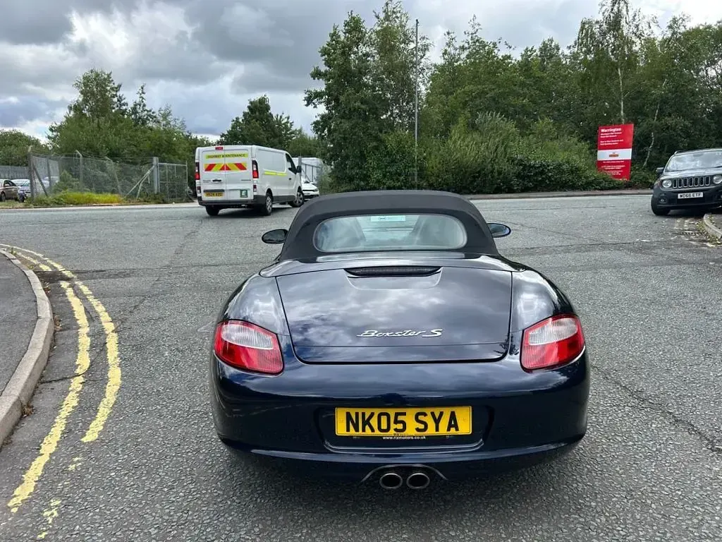 Used Porsche Boxster 280 HP (205 kW) 2005 Blue Cabriolet