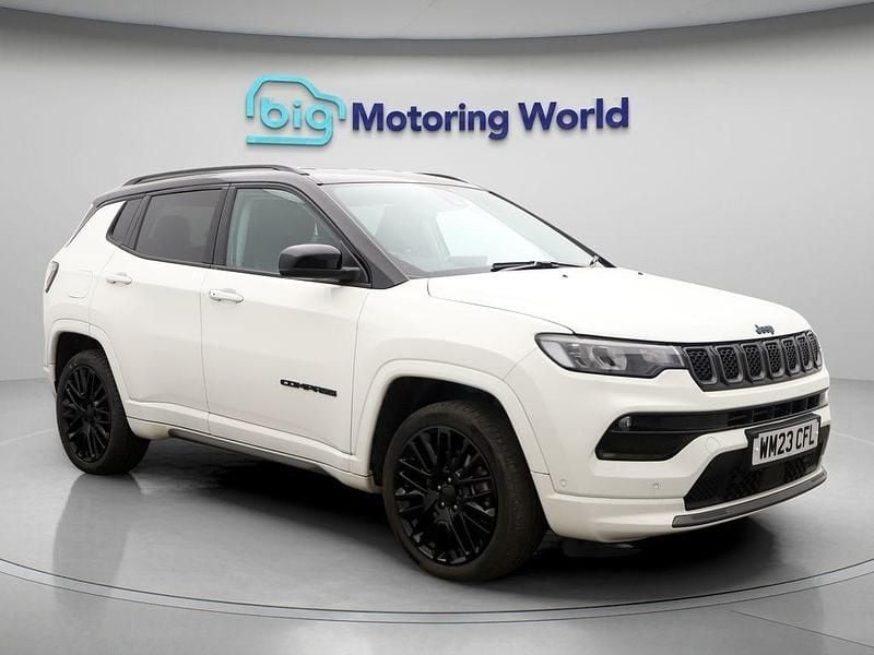 White/black Used 2023 Jeep Compass SUV | £16,000 (Good price) - Image 1/4