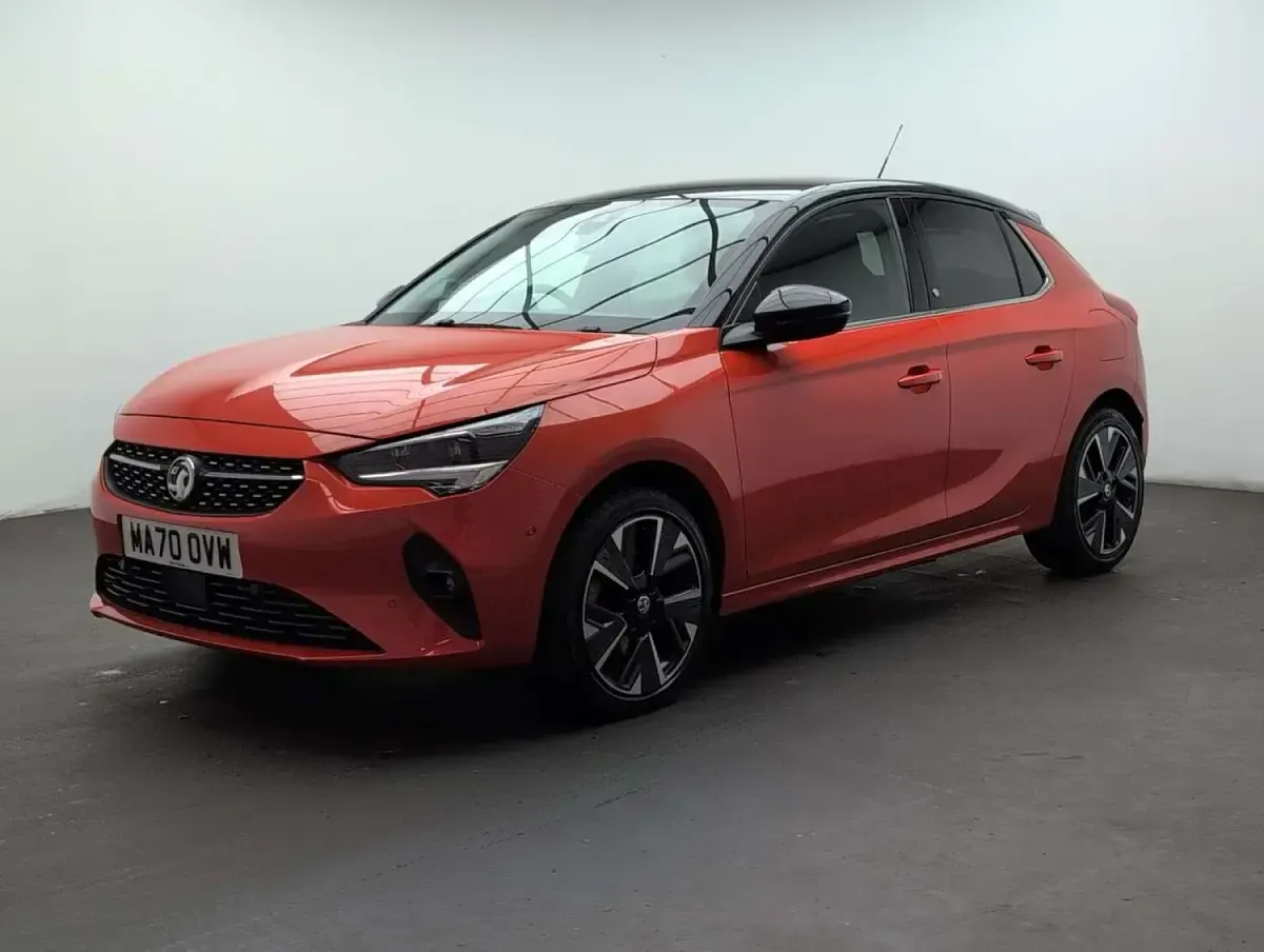 Used Vauxhall Corsa-e Elite 100 kW (136 HP) 2020 Orange Hatchback