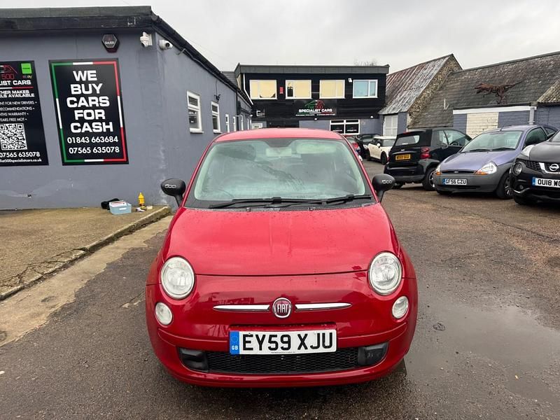 Used Fiat 500 Pop 69 HP (50 kW) 2009 Red Cabriolet