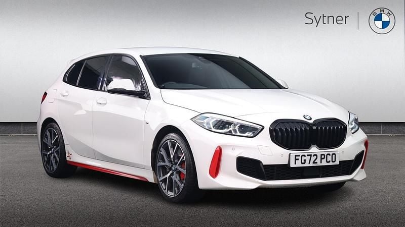 White Used 2022 BMW 128 Shadowline | £23,750 (Good price) - Image 1/4