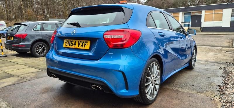 Used Mercedes A200 AMG 156 HP (114 kW) 2014 Blue Hatchback