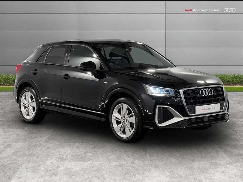 Black Used 2022 Audi Q2 S-Line SUV | £23,299 (A bit pricey) - Image 1/4