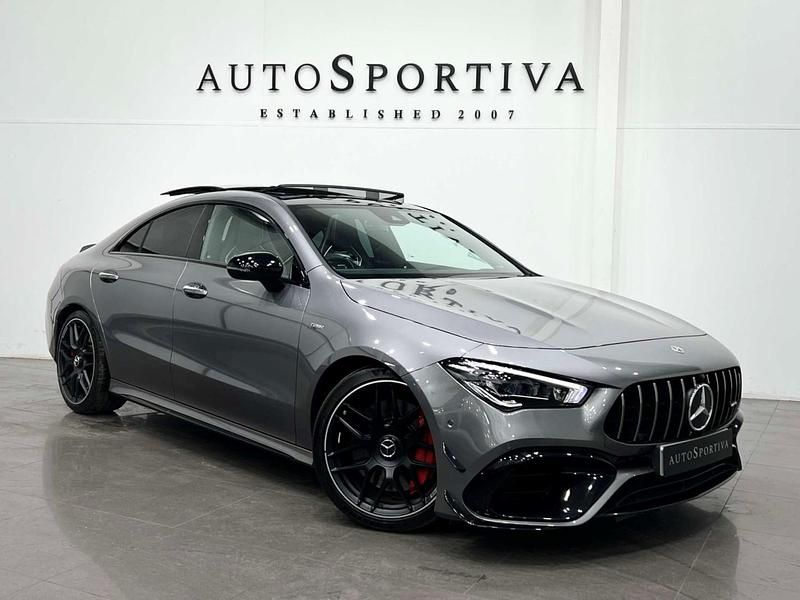 Grey Used 2022 Mercedes CLA45 AMG AMG Coupe | £46,990 (A bit pricey) - Image 1/3