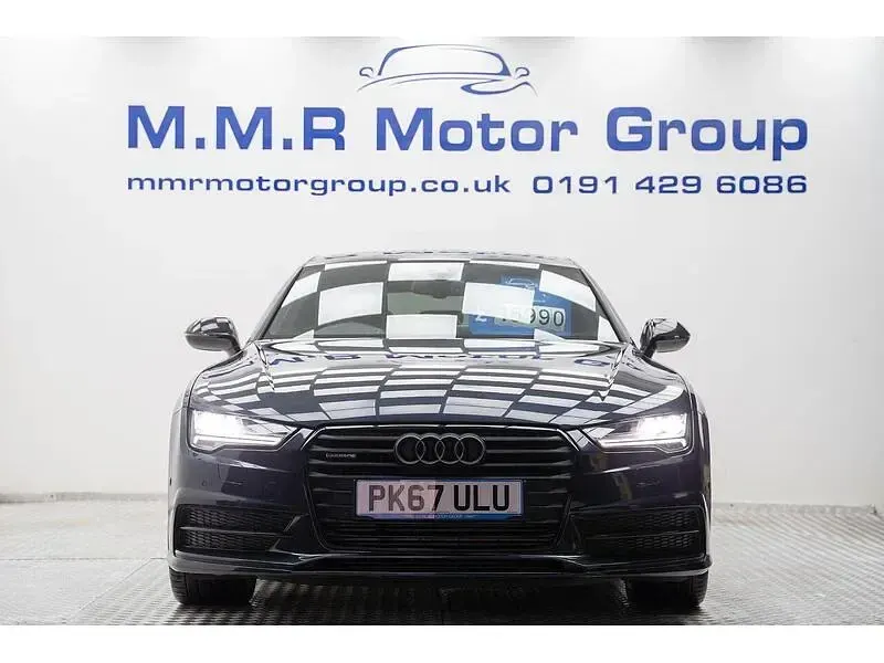 Used Audi A7 Black Edition 2017 Blue Hatchback