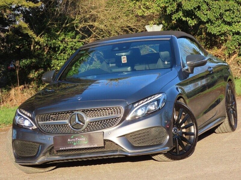 Grey Used 2018 Mercedes C220 Premium Plus Cabriolet | £17,999 (Fair price) - Image 1/4