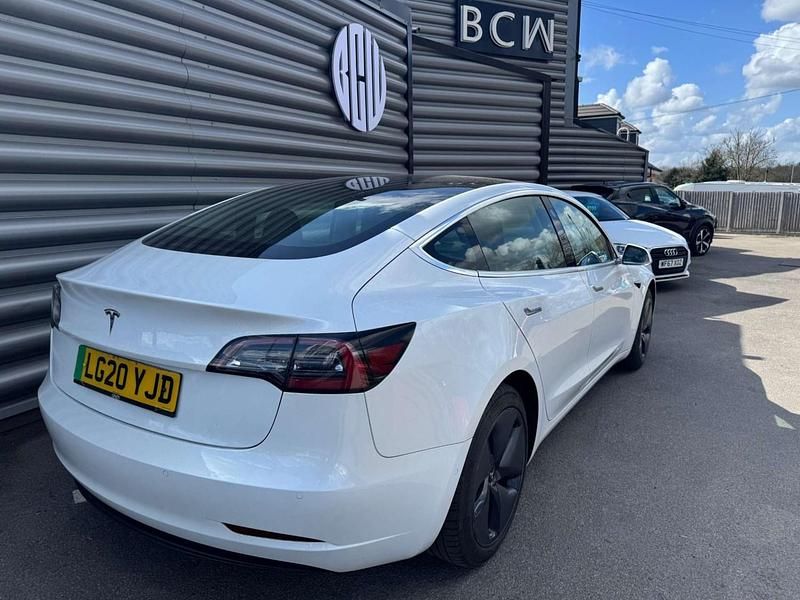Used Tesla Model 3 Standard Range 366 kW (498 HP) 2020 White Sedan