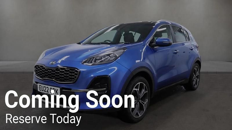Used Kia Sportage GT-Line S 136 HP (100 kW) 2021 Blue SUV