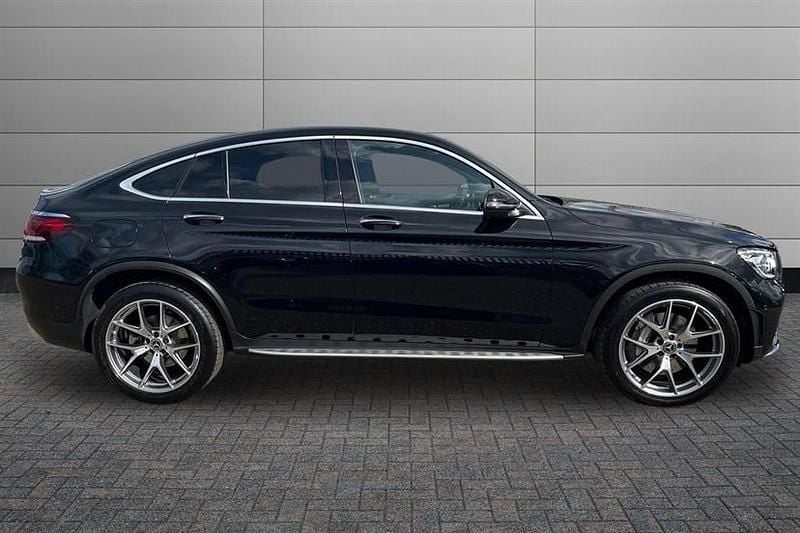 Used Mercedes GLC220 AMG line 194 HP (142 kW) 2023 Obsidian black Coupe