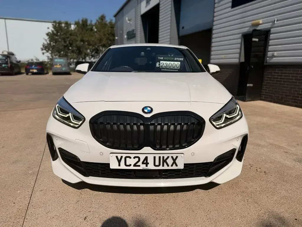 Used BMW 116 M Sport 116 HP (85 kW) 2024 White Hatchback