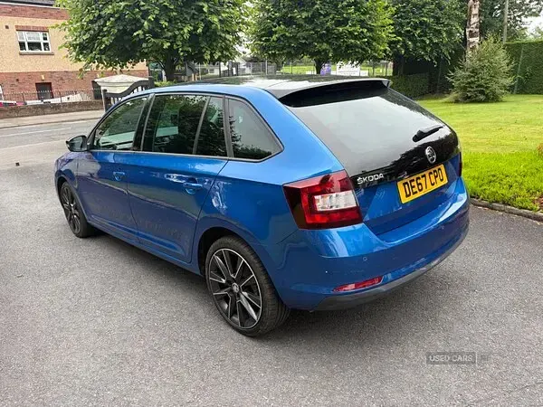 Used Skoda Rapid Sport 110 HP (80 kW) 2018 Blue Hatchback