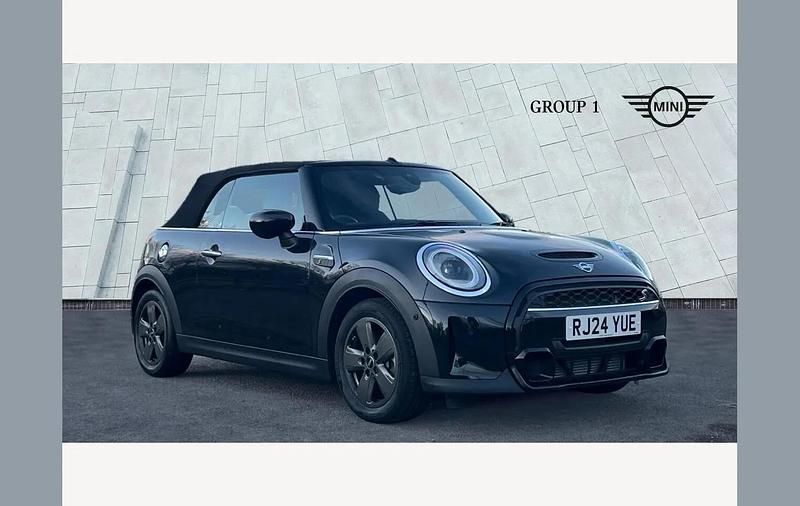 Midnight black ii Used 2024 Mini Cooper S Cabriolet Classic Cabriolet | £23,150 (Good price) - Image 1/4