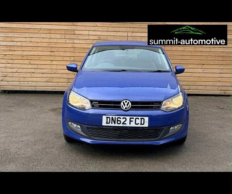 Used VW Polo Match 85 HP (62 kW) 2012 Blue Hatchback