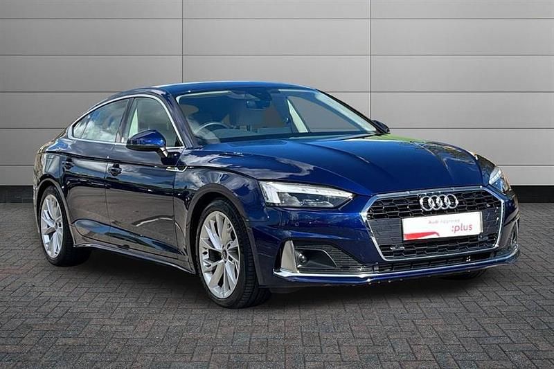 Navarra blue Used 2024 Audi A5 Sport Coupe | £29,250 (Good price) - Image 1/4