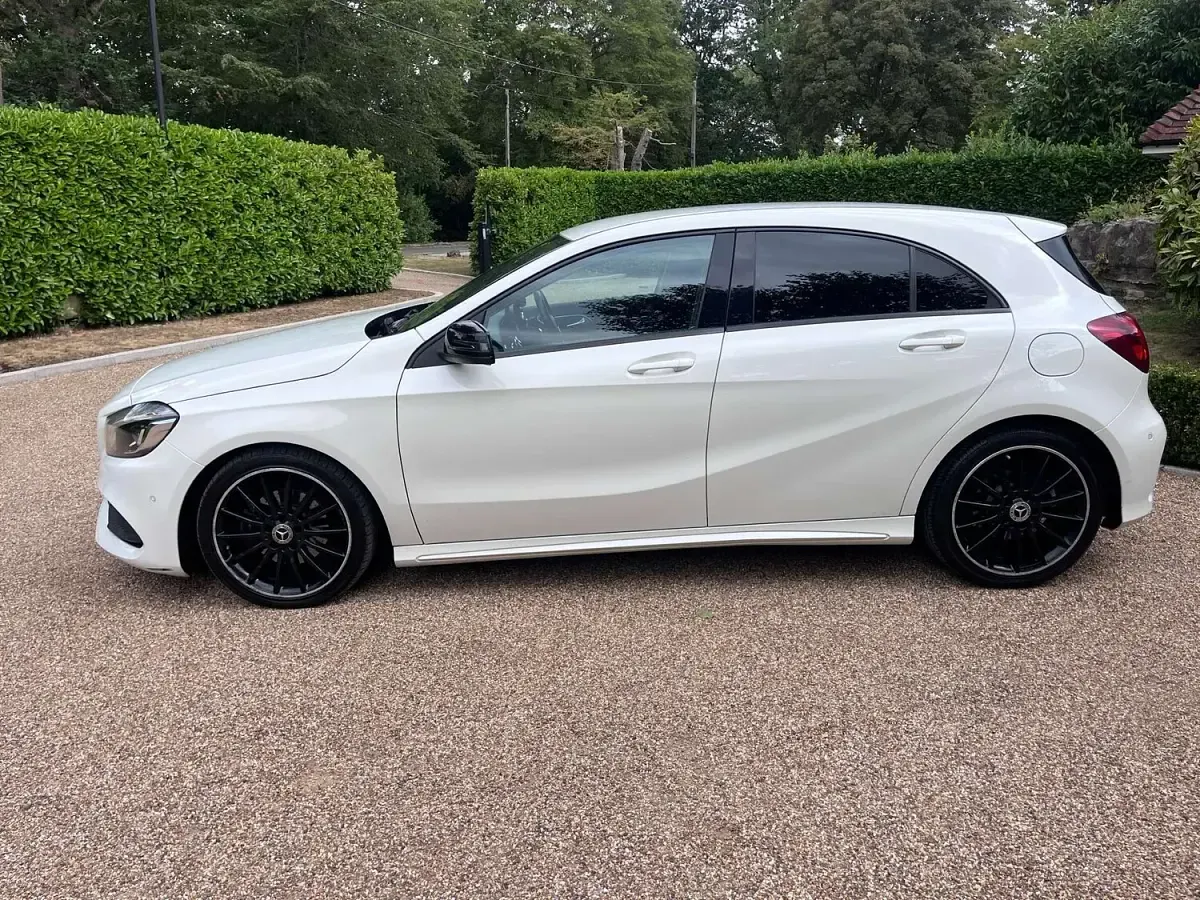 Used Mercedes A160 AMG Line Premium 2018 White Hatchback
