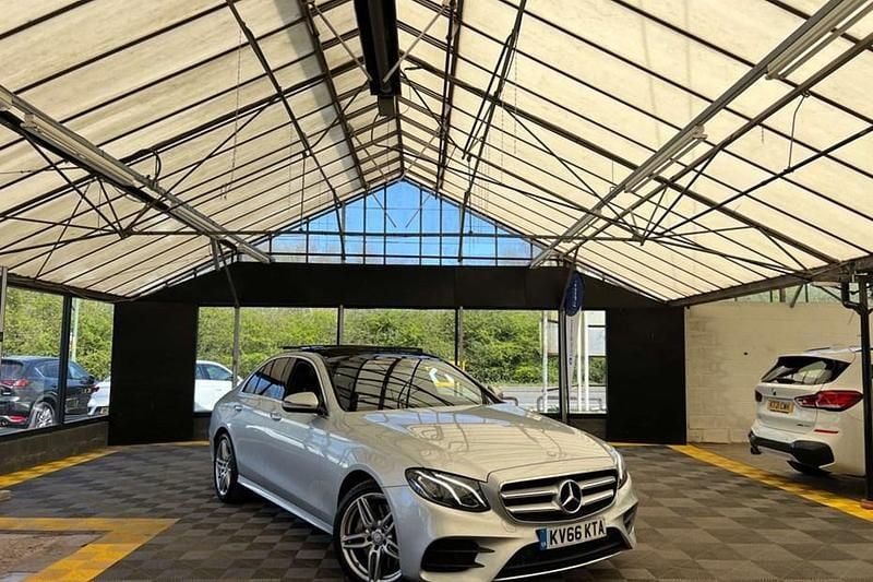 Used Mercedes E350 AMG Line Premium 2016 Silver Sedan
