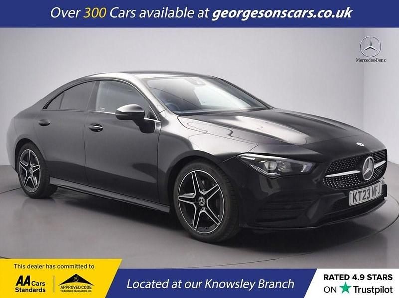 Black Used 2023 Mercedes CLA200 Executive Coupe | £23,200 (Good price) - Image 1/4
