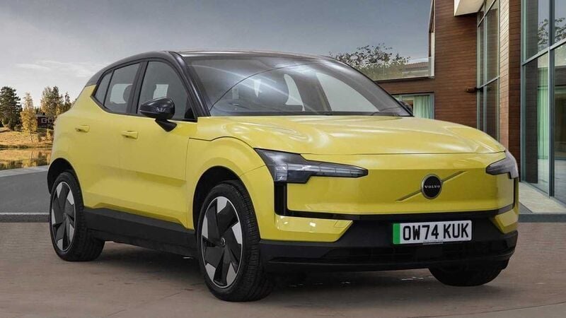 Yellow New 2024 Volvo EX30 Plus SUV | £31,998 (Good price) - Image 1/4