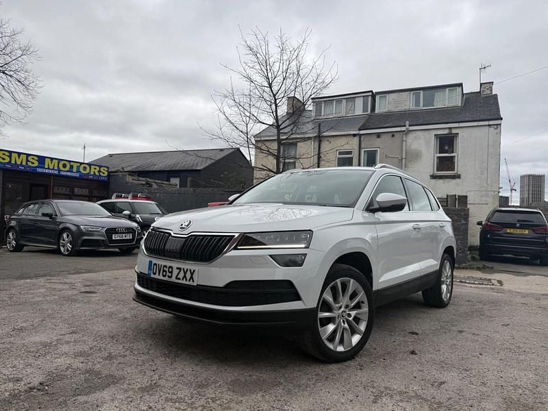 Used Skoda Karoq SE L 115 HP (84 kW) 2019 White SUV