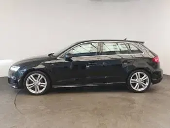 Used Audi A3 S-Line 150 HP (110 kW) 2017 Black Hatchback