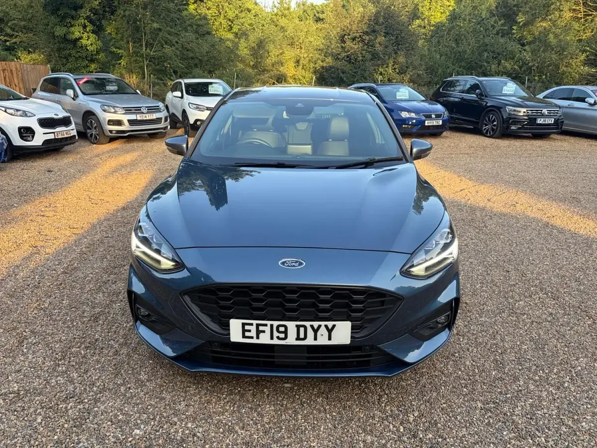 Used Ford Focus ST-Line X 120 HP (88 kW) 2019 Blue Hatchback
