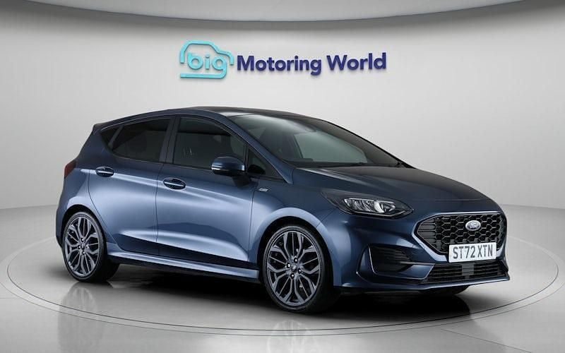 Used Ford Fiesta ST-Line X 125 HP (91 kW) 2023 Blue Hatchback