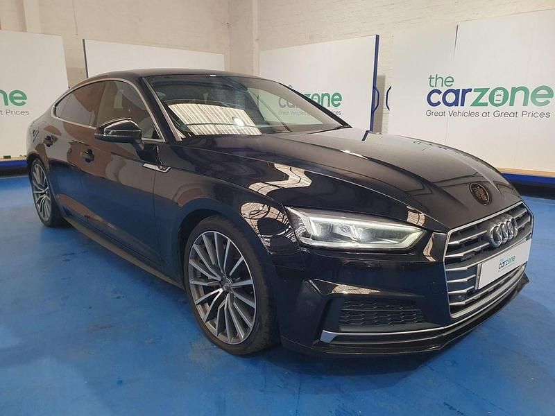 Black Used 2018 Audi A5 Sportback S-Line Hatchback | £15,899 (Fair price) - Image 1/4