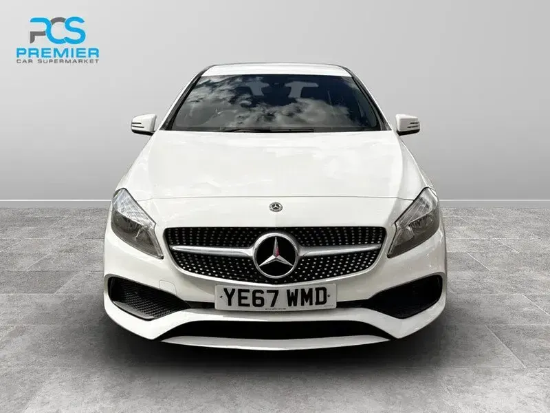 Used Mercedes A200 AMG line 2018 White Hatchback