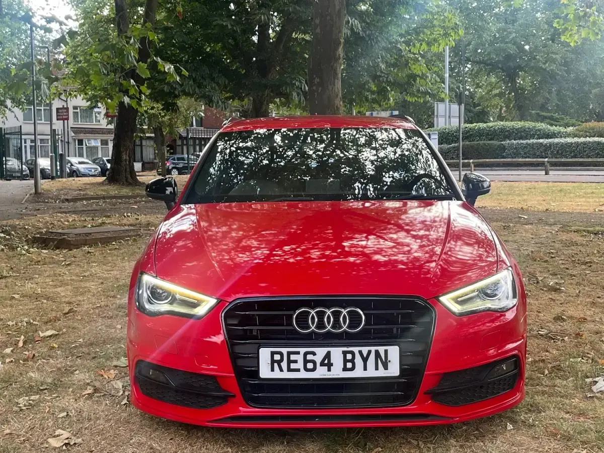 Used Audi A3 S-Line 184 HP (135 kW) 2014 Red Hatchback