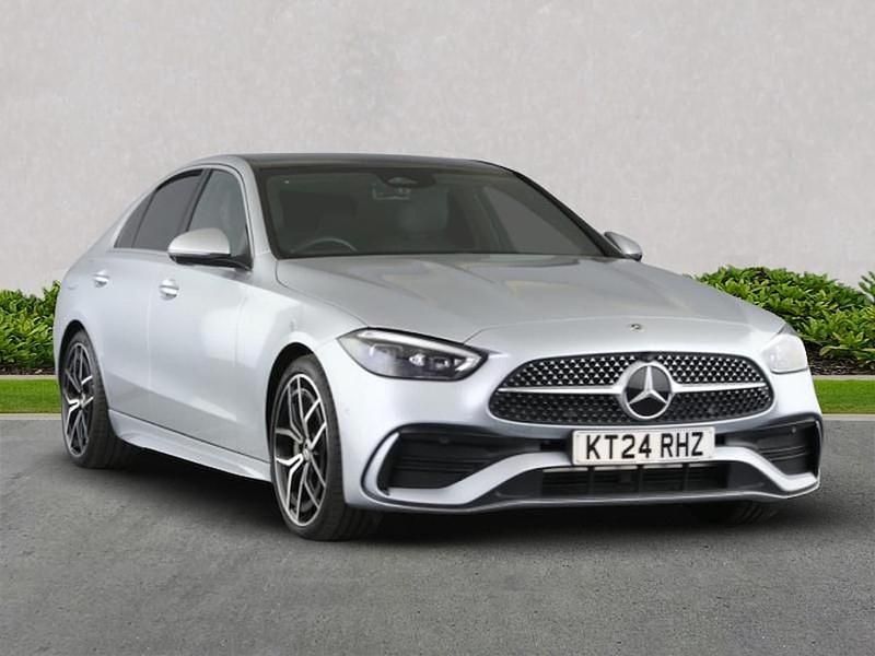 Silver Used 2024 Mercedes C200 AMG Line Premium Plus Sedan | £36,249 - Image 1/4